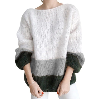 Pull en tricot automne-hiver