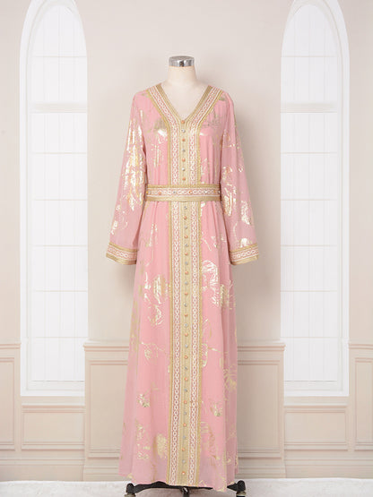 Robe de soirée rose