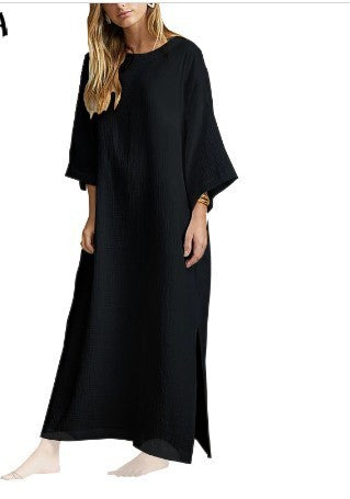 Robe longue maxi solide