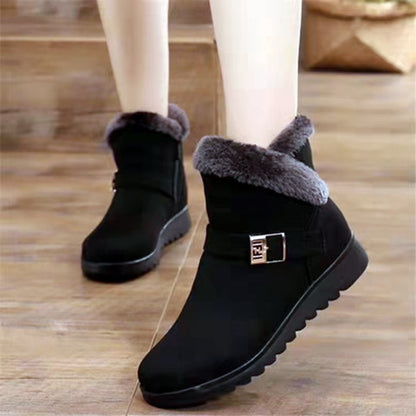 Bottes chaudes femme confort