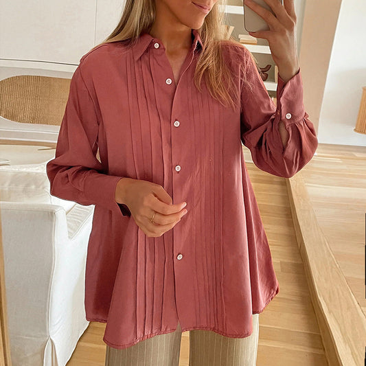 Chemise femme à revers