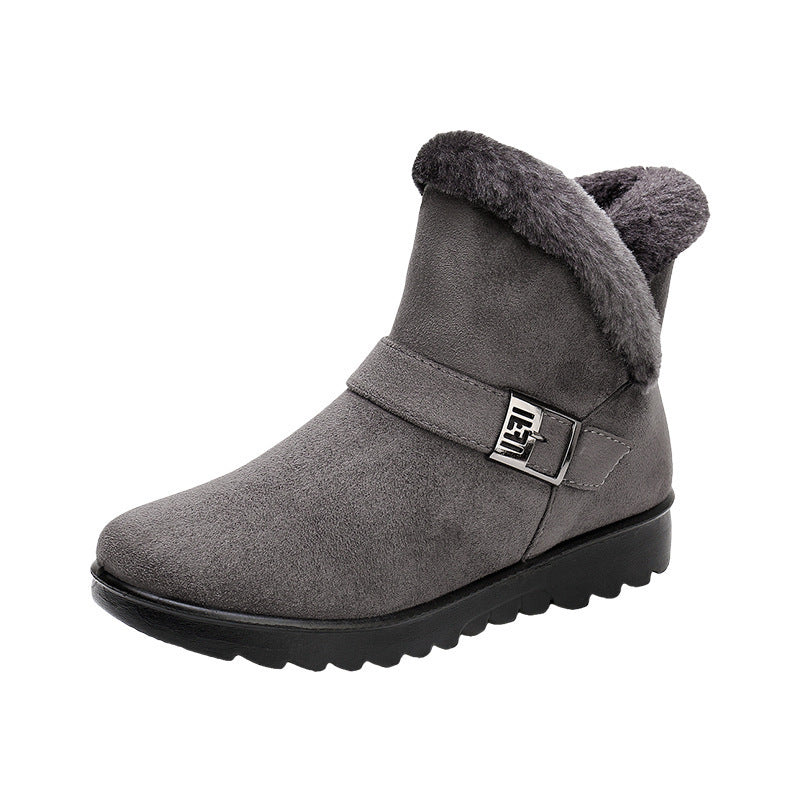 Bottes chaudes femme confort